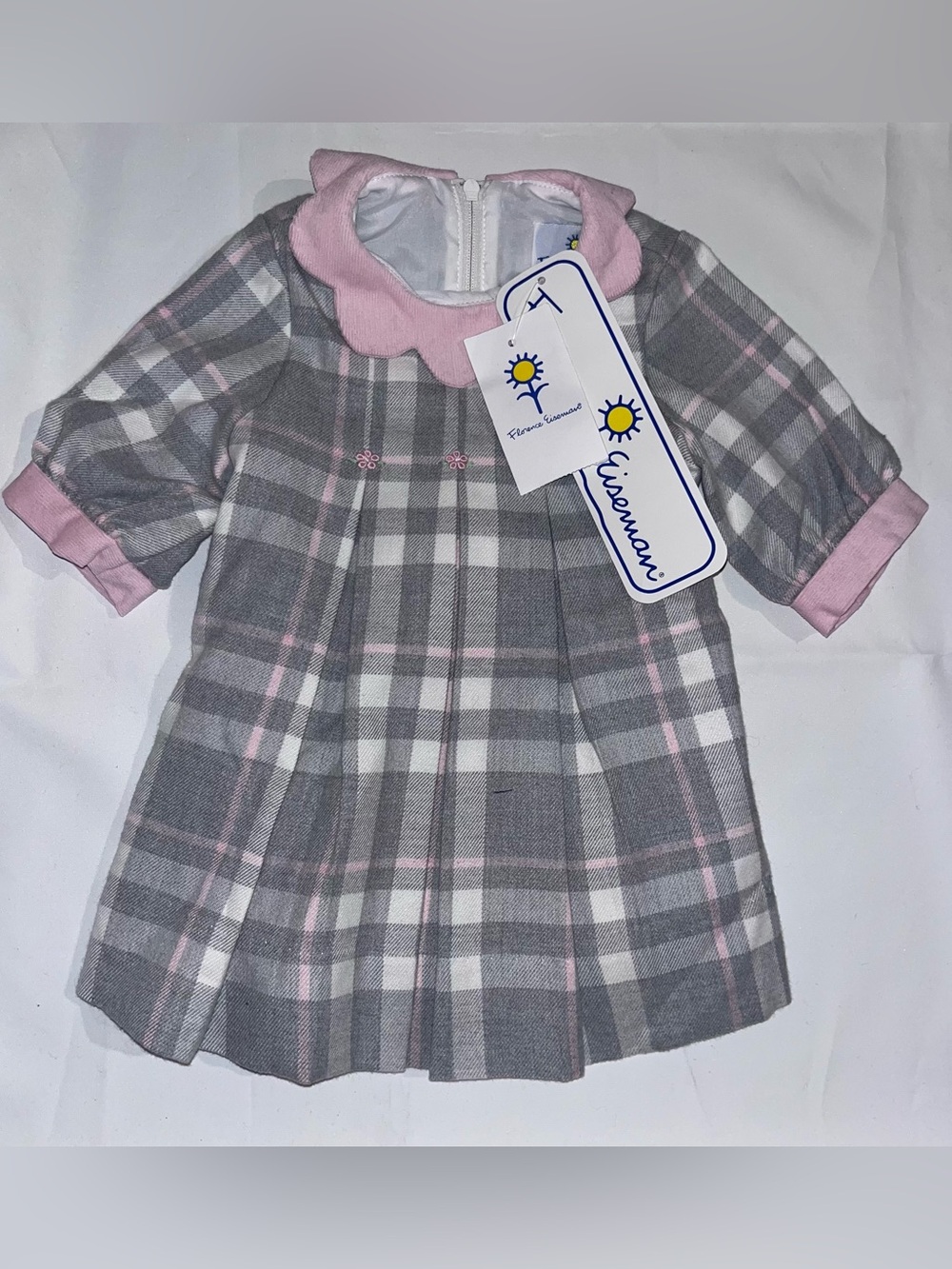 Florence Eiseman Plaid Baby Dress NWT 3M